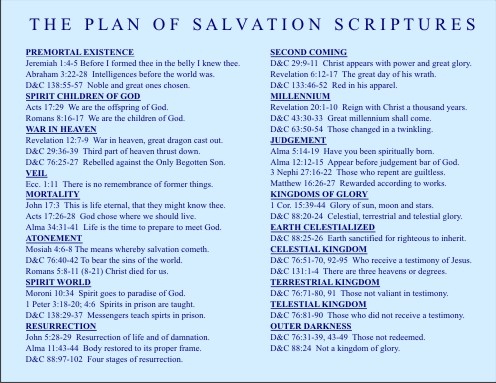 Printable Plan Of Salvation Chart